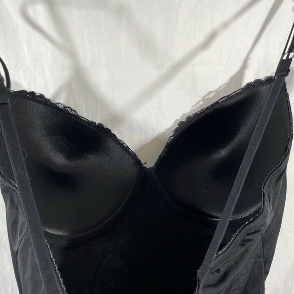NWT Body Beautiful [ PLUS‎ 3X ] Smooth & Silky Bra Lace Trim Bodysuit - Picture 11 of 12
